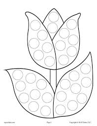 12 Spring Do A Dot Printables Spring Crafts Preschool Preschool Crafts Do A Dot
