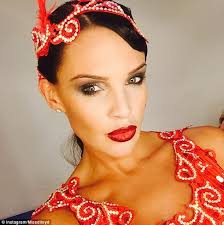 Danielle Lloyd dons knee high boots for supermarket shop