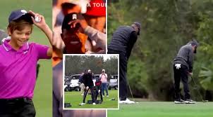 Perfect golf back swing for senior golfers. Amazing Video Shows Tiger Woods And His Son S Identical Golf Style