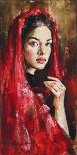 Andrew Atroshenko Alluring Painting Maria Mercedes Valdes Sandoval Alluring Andrew Atroshenko Maria Me Poertre Resimleri Painted Ladies Balerin Sanat