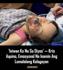 Kris Aquino Naiyak Sa Kalagayan Niya | TikTok