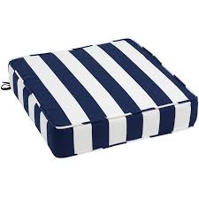 Find great deals on blue outdoor chair pads & cushions at kohl's today! Navy Awning Stripe Outdoor Deep Seat Cushion At Home