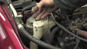 The newer toyota's are using electric power steering instead of hydraulic. Car Maintenance How To Change Power Steering Fluid Youtube