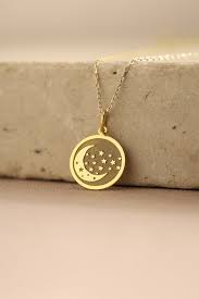 Collier Lune Étoile