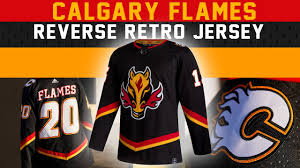 Adidas reverse retro is here! Calgary Flames Reverse Retro Adidas Nhl Jersey Youtube