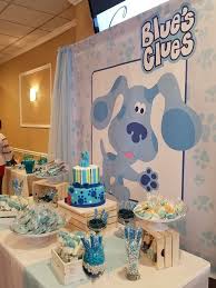 Pin By Lynda Hogan On Our Blues Clues Baby Shower Clue Party Blue Birthday Parties 2nd Birthday Party Themes