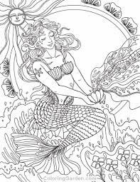Realistic printable coloring pages for adults. Get This Realistic Mermaid Coloring Pages For Adult L4ud12