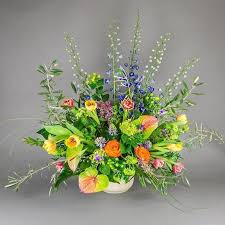 Stick to the white or pastel yellow colour tones for funeral flowers. Colorful In Care Sympathy Spray In Kansas City Mo Trapp Company