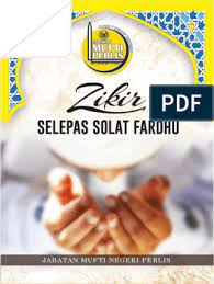 Jabatan mufti negeri perlis, kangar, perlis. Zikir Menurut Sunnah
