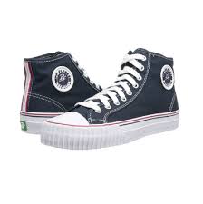 Size 7.5 true to size. Pf Flyers Center Hi Reissue Navy Sportie La