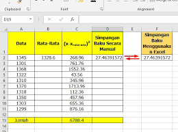 Cara mencari modus di excel. Cara Menghitung Simpangan Baku Di Excel Dengan Mudah Gammafis Blog