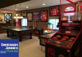 Luxury Sport Bar This Sports Fanatic S Gameroom Is A Home Run Gameroom Arcade Game Room Game Room Family Video Game Rooms