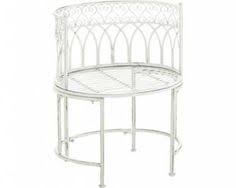 Clp Metall Gartenstuhl Jingle Eisen Stuhl Mit Armstutze Design Nostalgisch Antik Form Oval Shabby Look Sitzhohe 43 Cm We Gartenstuhle Stuhle Gartenmobel