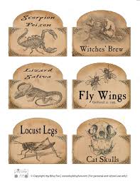 Halloween Bottle Labels Free Printable Itsybitsyfun Com
