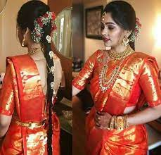 Pulajada Bridal Blouse Designs Indian Bride Hairstyle Indian Bridal