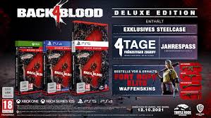 To those people telling us to stop complaining that back 4 blood is dropping loads of features that were core in left 4 dead. Back 4 Blood Deluxe Edition Xbox One Xbox Series X At Pegi Amazon De Games