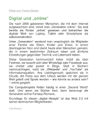 Diktat Zum Thema Medien 168 Worter Unterrichtsmaterial Im Fach Deutsch In 2020 Worter Medien Deutsch Unterricht