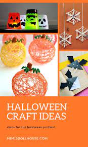 Diy Halloween Decor Craft Ideas Halloween Crafts Decorations Homemade Halloween Decorations Diy Halloween Decorations