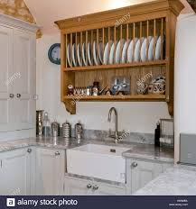 traditional wooden plate rack shelf