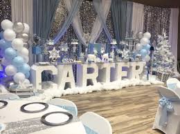 Don't forget to pick out baby shower decorations that match your other decor. 6 Winter Theme Baby Shower Ideas Sleep And The City
