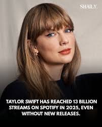THE INDUSTRY! Taylor Swift has reached 13 BILLION streams