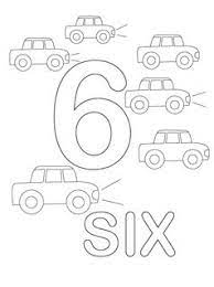 Color the number 6 coloring page. Printable Number Coloring Pages Numbers Preschool Alphabet Coloring Pages Coloring Pages For Kids