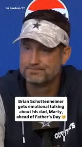 Brian Schottenheimer gets emotional talking about his dad, Marty  Schottenheimer, ahead of Father’s Day.