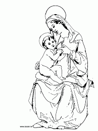 Free downloadable catholic coloring pages of the virgin mary. Coloring Pages Of Mother Mary Coloring Home