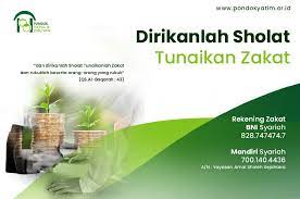Bayar Zakat Penghasilan Pondok Yatim Dhuafa