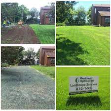 A Lawn Restoration Before And After Time To Complete Was One Day Which Included Removal Of Damaged Turf Addi Lawn Restoration Landscape Services Top Soil