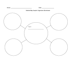 graphic organizers worksheets bubble map graphic