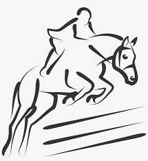 Cartoon cowboy rider on the horse t. Horse Riding Horse Jumping Silhouette Png Png Image Transparent Png Free Download On Seekpng