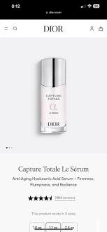 Capture Totale Le Sérum: Anti-aging Serum: Firmness & Plumpness | Dior US