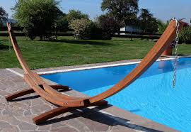 410cm Xxl Luxus Hangemattengestell Limited Edition Gestell Aus Holz Larche Ohne Hangematte Edelstahl Ketten Karabiner Und Schrauben As Superstore At