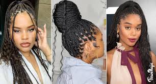 There are different sizes of box braids, and you can style them either with or without extensions. 50 Box Braid Hairstyles Worth Trying This Year Thrivenaija