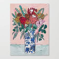 Buy Australian Native Bouquet Of Flowers After Matisse Canvas Print By Larameintjes Worldwide Shipping Available At Matisse Art Art Australian Native Flowers