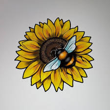Sunflower And Bee Tattoo Design Contact Madamehatattoos Gmail Com Bee Tattoo Honey Bee Tattoo Sunflower Tattoos