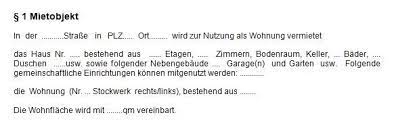 Mietvertrag kostenloser mustermietvertrag zum download. Mietvertrag Kostenlose Vorlage Download