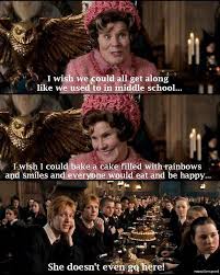 Psh People Don T Get Along In Middle School Whatever Happened To I Must Not Tell Lies Professor Harry Potter Memes Harry Potter Memes Hilarious Mean Girls