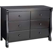 Prepac fremont espresso two drawer 6 drawer tall dresser marvellous. Delta Children 6 Drawer Dresser Black Walmart Com Walmart Com