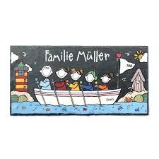 Günstige namensschilder werden individuell graviert und farbig ausgelegt. Turschild Familie Namensschild Schiefer Hausschild