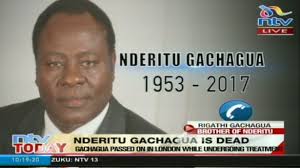His lawyer wahome gikonyo said he was. Ntv Kenya Rigathi Gachagua Says The Family Will Have A Plan In The Course Of The Day On When To Bring The Governor S Remains Back To Kenya Ntvtoday Facebook