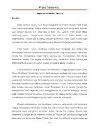 Prosa tradisional kepimpinan melalui teladan. Prosa Tradisional Doc Tingkatan 4