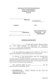Doc Sample Judicial Affidavit Of Psychiatrist Christopher Donaal Academia Edu