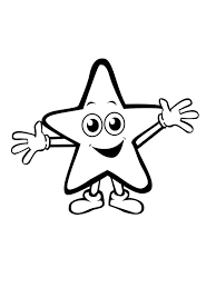 star coloring page