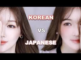 Beautiful Youtuber Shows Japanese And Korean Makeup Trend Differences In Half Faced Comparison Naturalskincar Korean Makeup Tips Korean Makeup Japanese Makeup