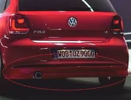Vw polo 6r rear bumper extension. Genuine Volkswagen Polo Rear Bumper Skirt 2010 2014 6r0071610gru For Sale Online Ebay