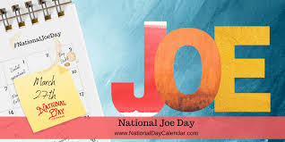 Happy national sibling day from the nations best sibling. National Joe Day March 27 National Day Calendar