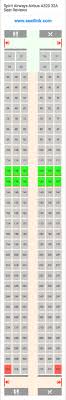 spirit airways airbus a320 32a seating chart updated