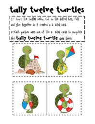 Tally Twelve Turtles Probability Pie Chart First Grade